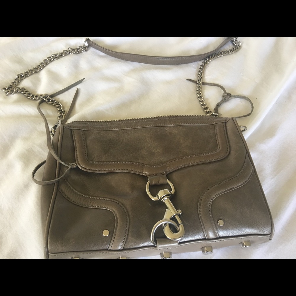 Rebecca Minkoff Tan/Gray crossbody