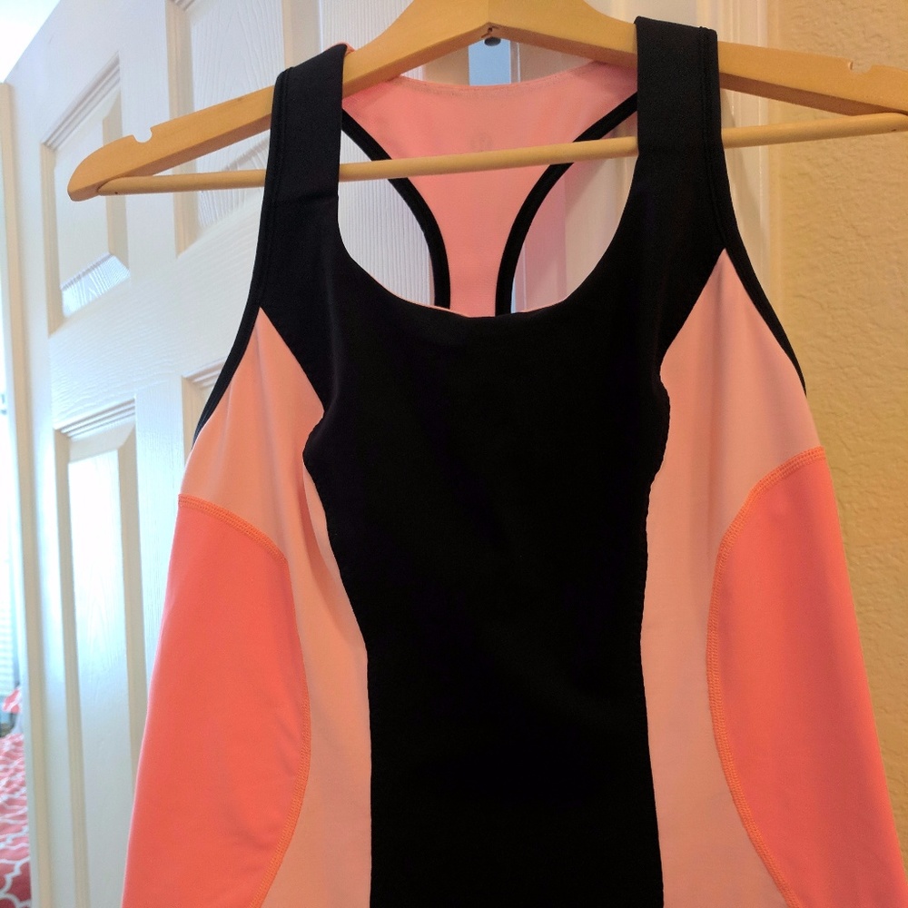 Lululemon Built in Bra with Mesh Back and Pocket