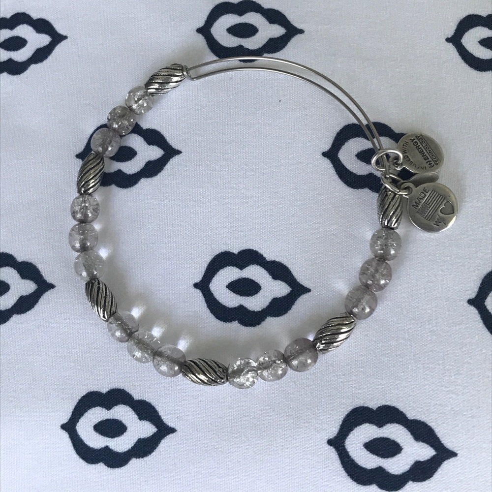 Alex and Ani Expandable Bangle in Rafaelian Silver