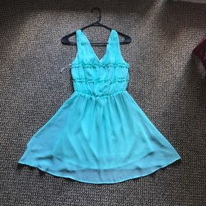 Mint green dress