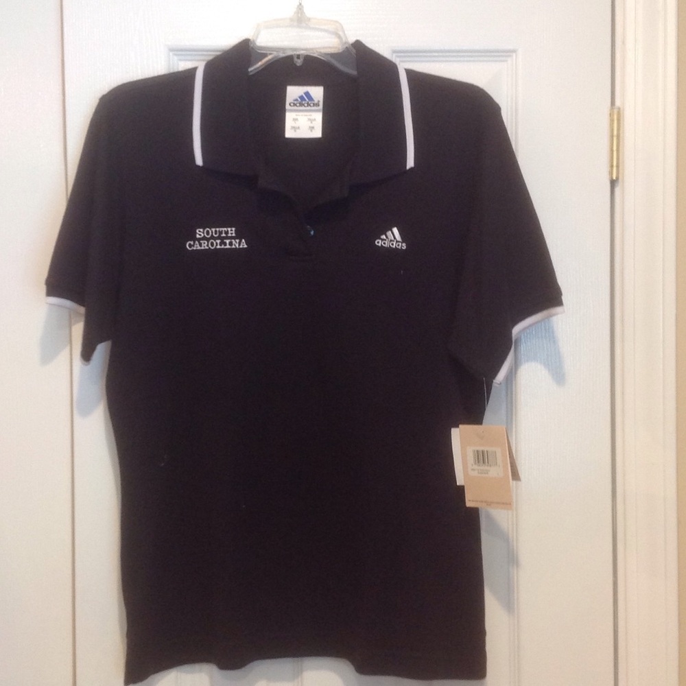 Adidas South Carolina Black Polo