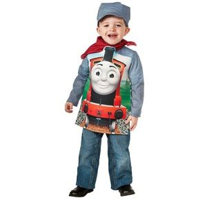 Toddler boy train engineer costume