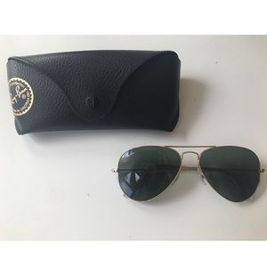 Ray-Ban Aviators - with case, like new