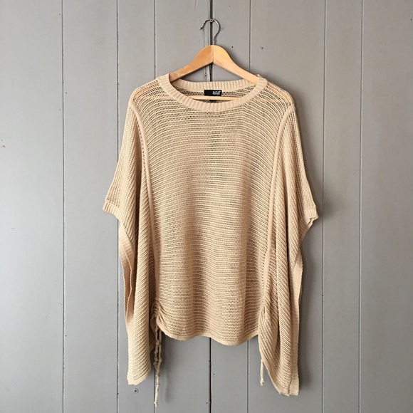 a.n.a Tops - Open Knit Boho Waterfall Shawl Top ✨
