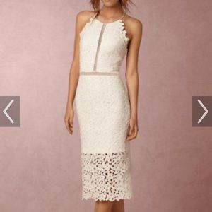 Cynthia Rowley white lace dress (from BHLDN)