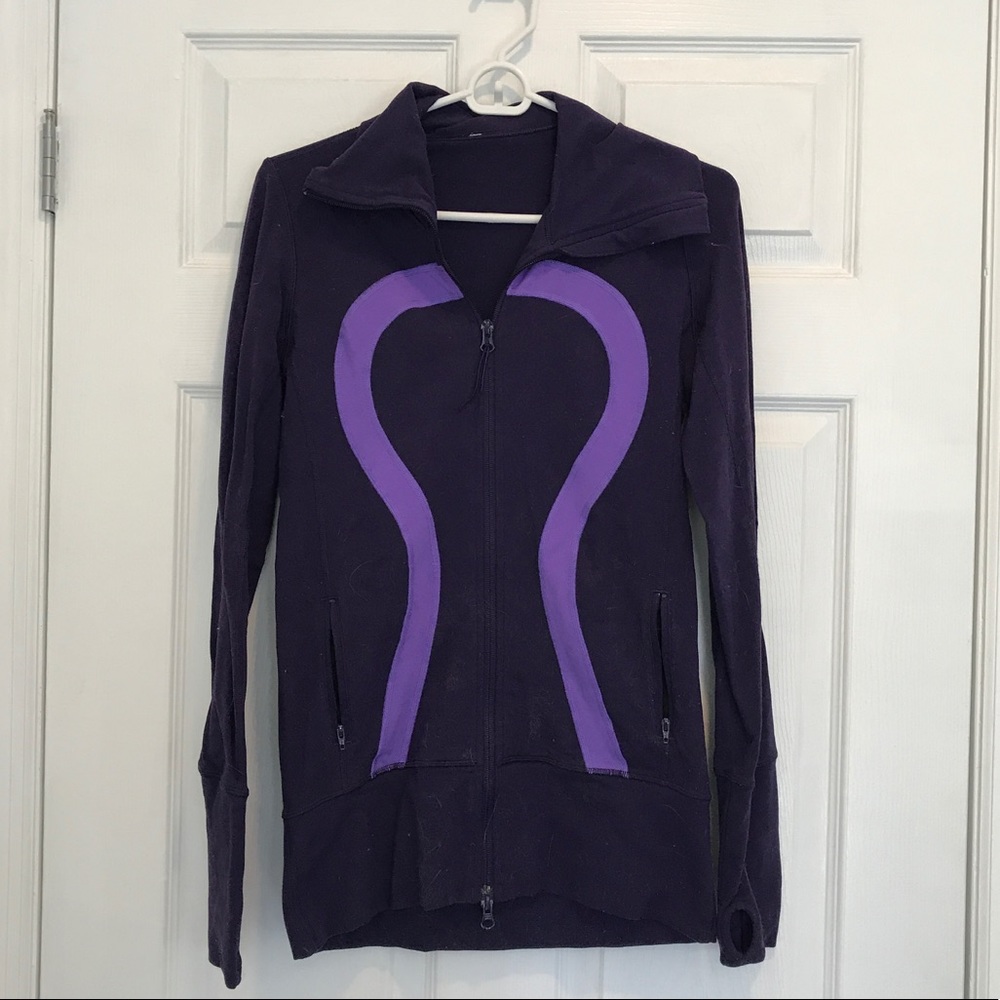 Liululemon In Stride Zip Up High Collar Jacket