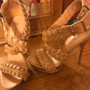 Strappy stiletto sandals