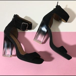 Jeffrey Campbell heel suede shoes