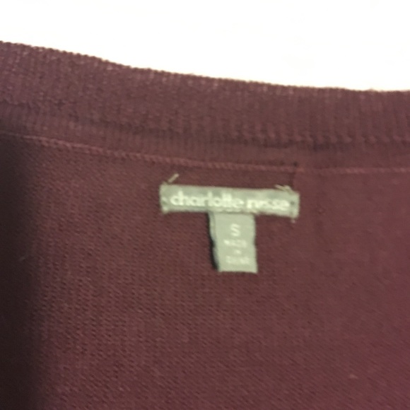 Burgundy light weight sweater - Picture 2 of 2