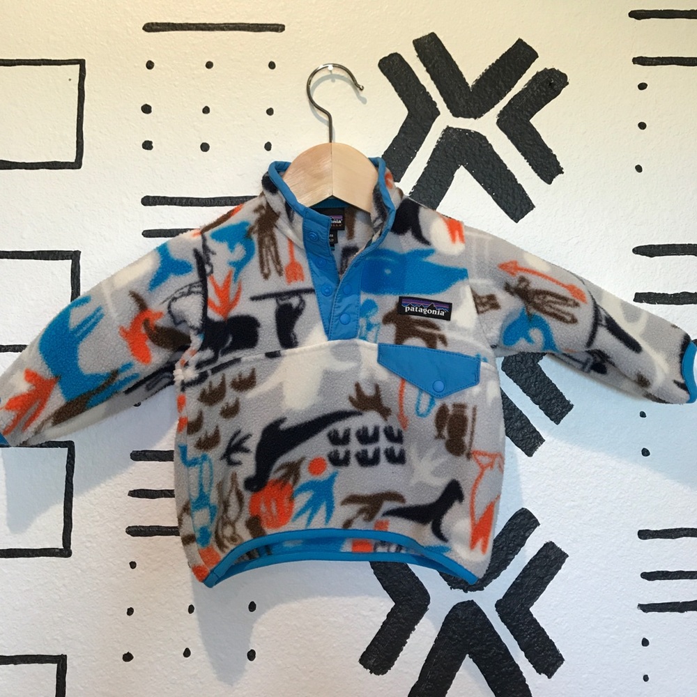Infant Patagonia Fleece Pullover - 3-6 months