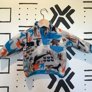 Infant Patagonia Fleece Pullover - 3-6 months