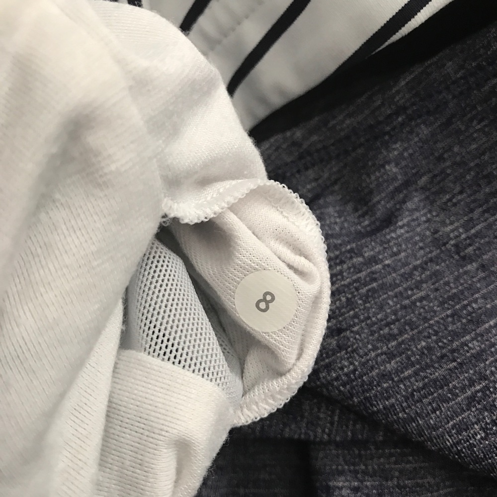 {LULULEMON} Back On Track Tank Bra Quiet Stripes - Picture 8 of 8