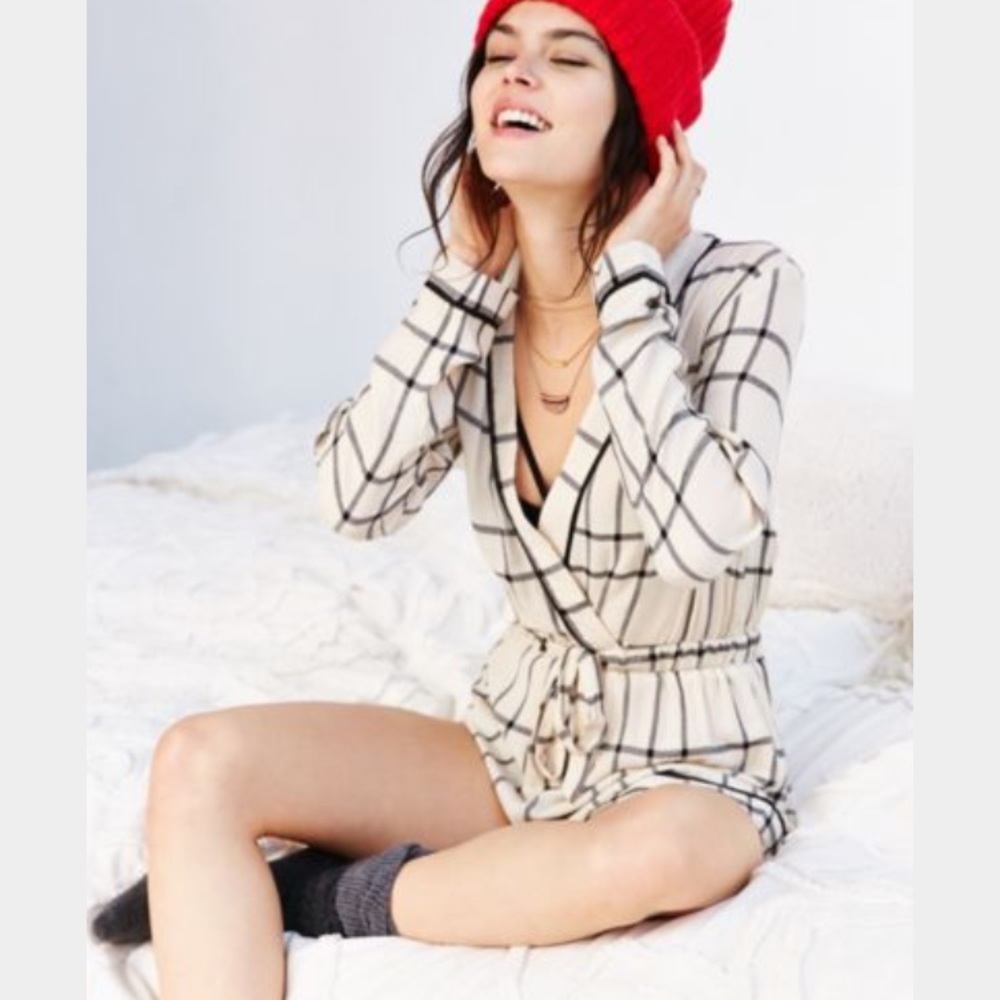 UO Out From Under Very Merry Romper