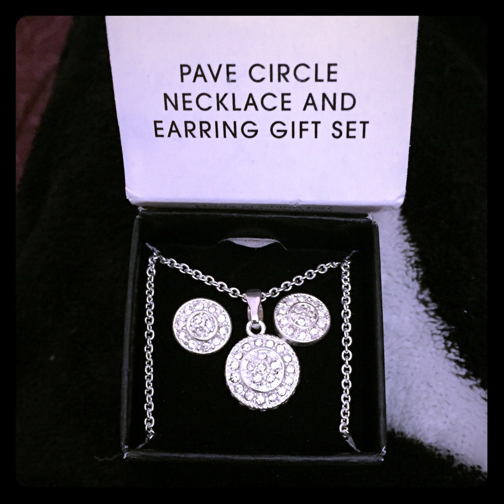 Avon Pave Circle, and earring set