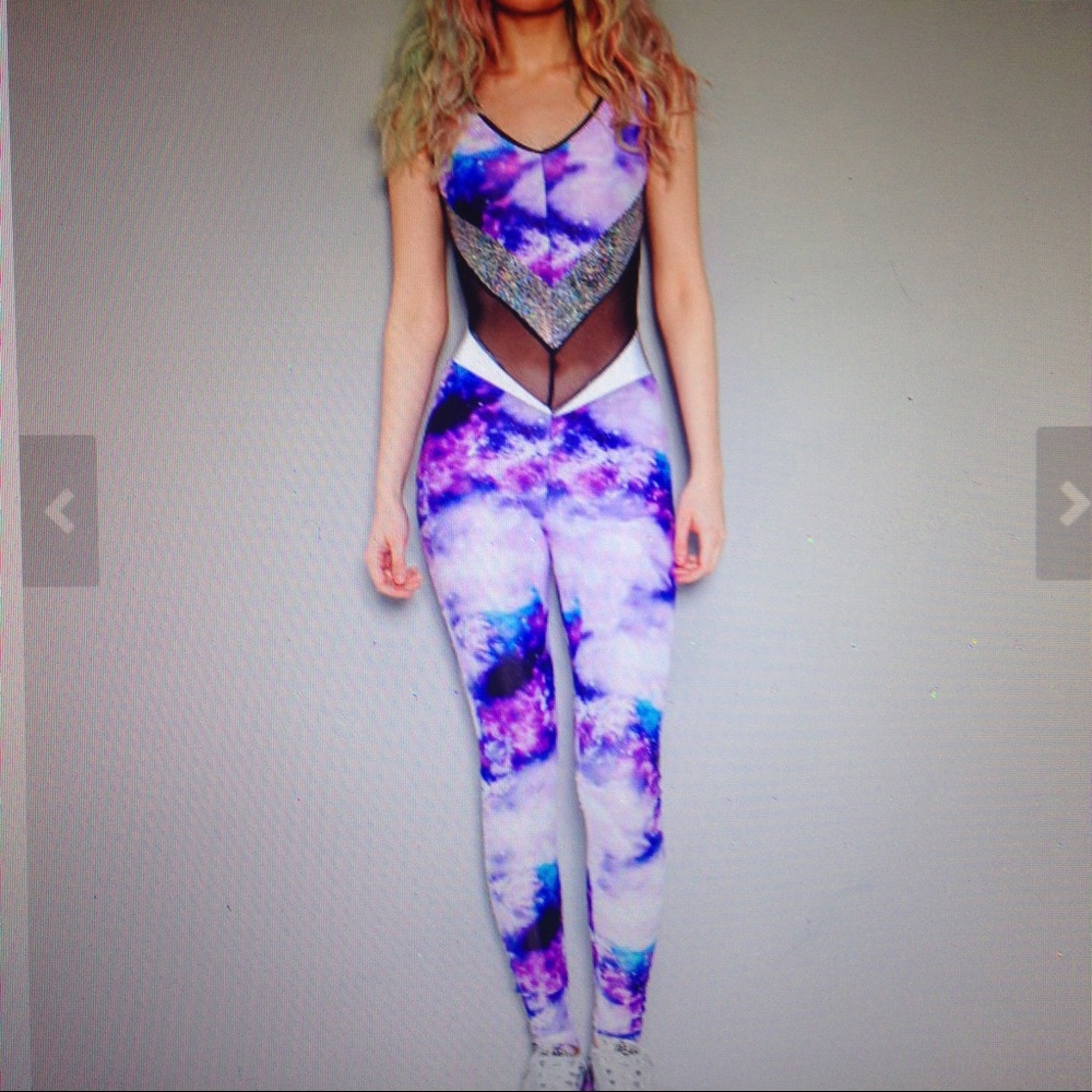 Cosmic Catsuit Onesie Galactic Girl