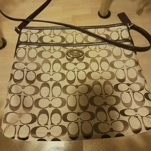 Coach Monogram Crossbody.