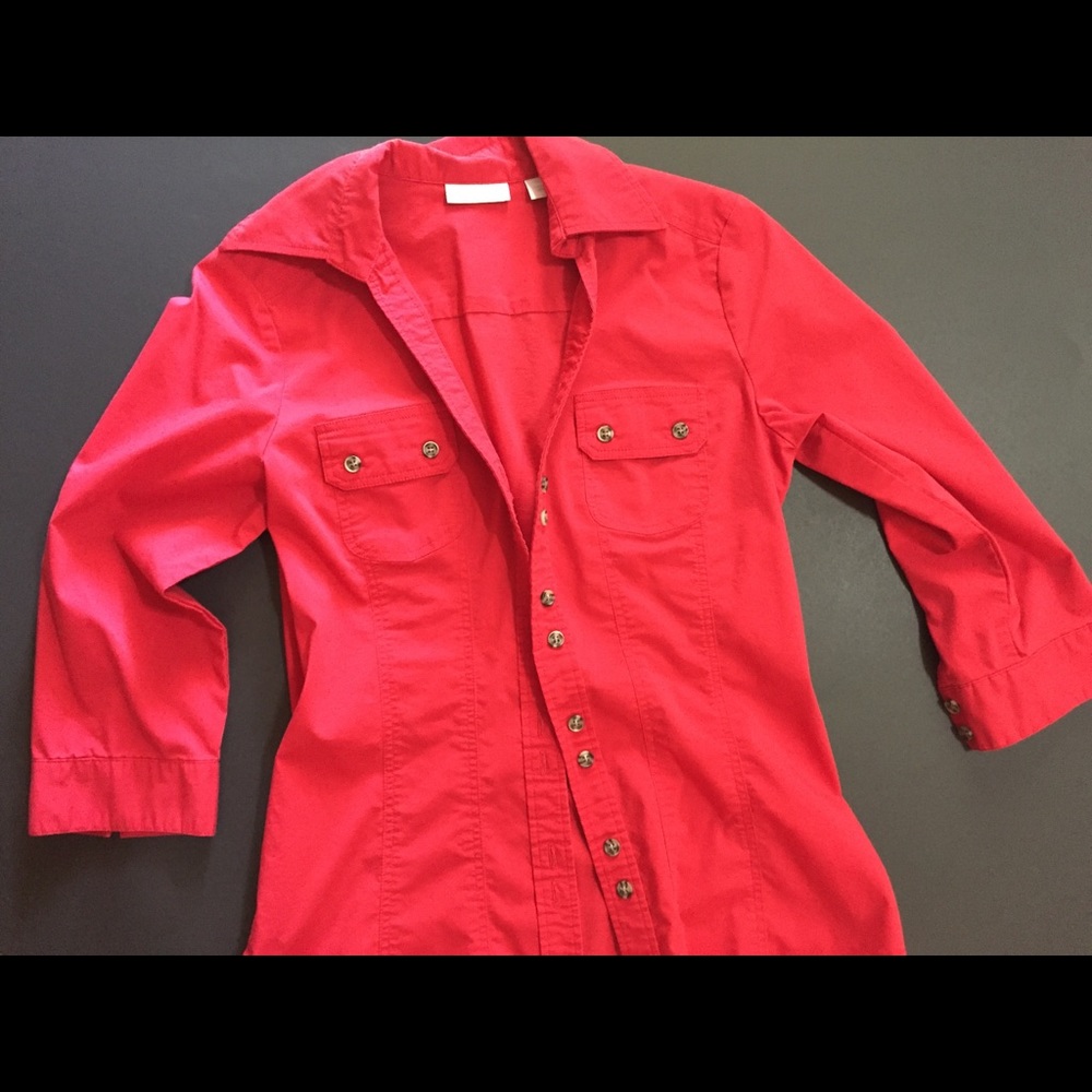 Red New York & Company Top