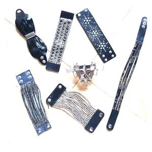 NWOT Bundle of 6 bracelets. (Buckle not included)