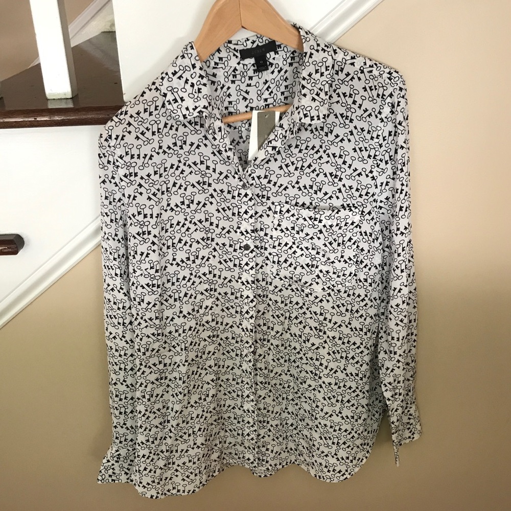 Silk J Crew Blouse