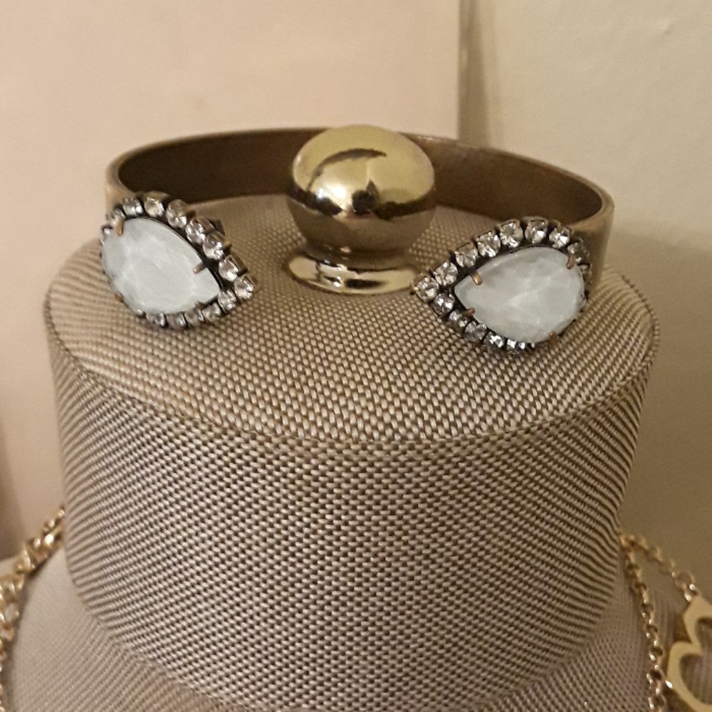 Loren Hope Small Sarra Cuff bracelet in Ice Blue