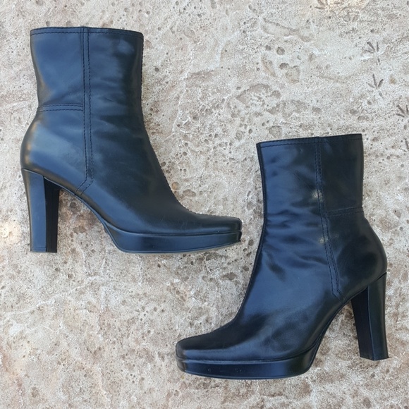 Nine West Shoes - Nine West Watchero Black Platform Boots 8.5