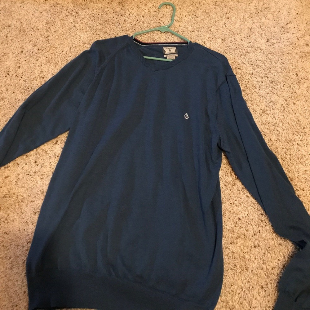 Blue men's sweater