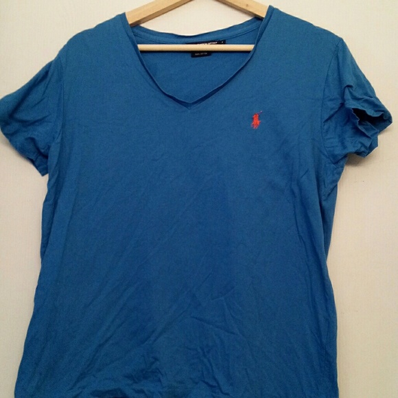 Ralph Lauren Tops - Ralph Lauren sport polo tee blue size large