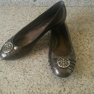 Geox Respira Bronze Flats