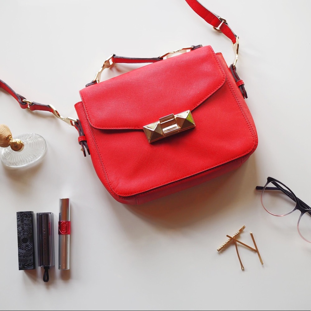 Ann Taylor Leather Flap Bag - NWOT