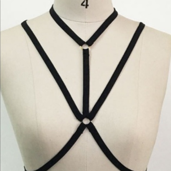 Bondage strappy bralette - Picture 2 of 3