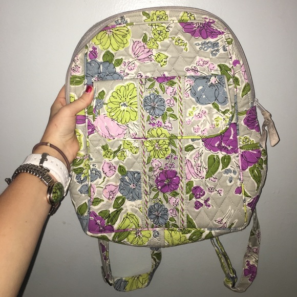 🌻NWOT Vera Bradley Mini Watercolor Backpack - Picture 1 of 4