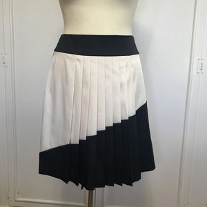 Ann Taylor fully lined pleated front skirt