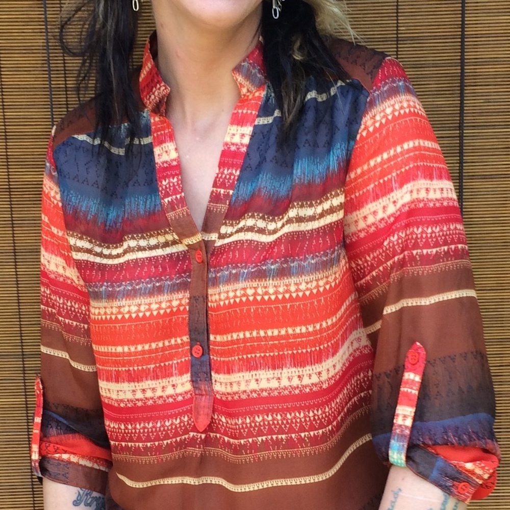 Cinch Sleeve Blouse