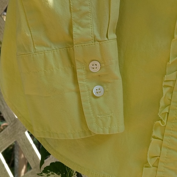 Yellow J. Crew blouse - Picture 3 of 5
