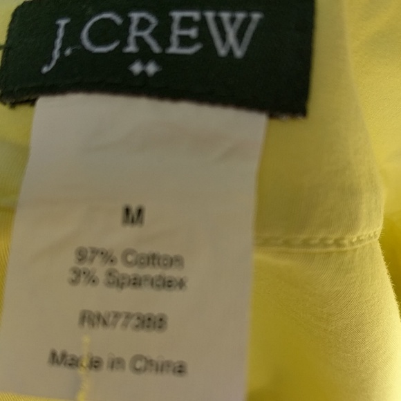 Yellow J. Crew blouse - Picture 5 of 5