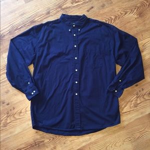 Men's Northcrest Navy Blue Button-up, size XLT