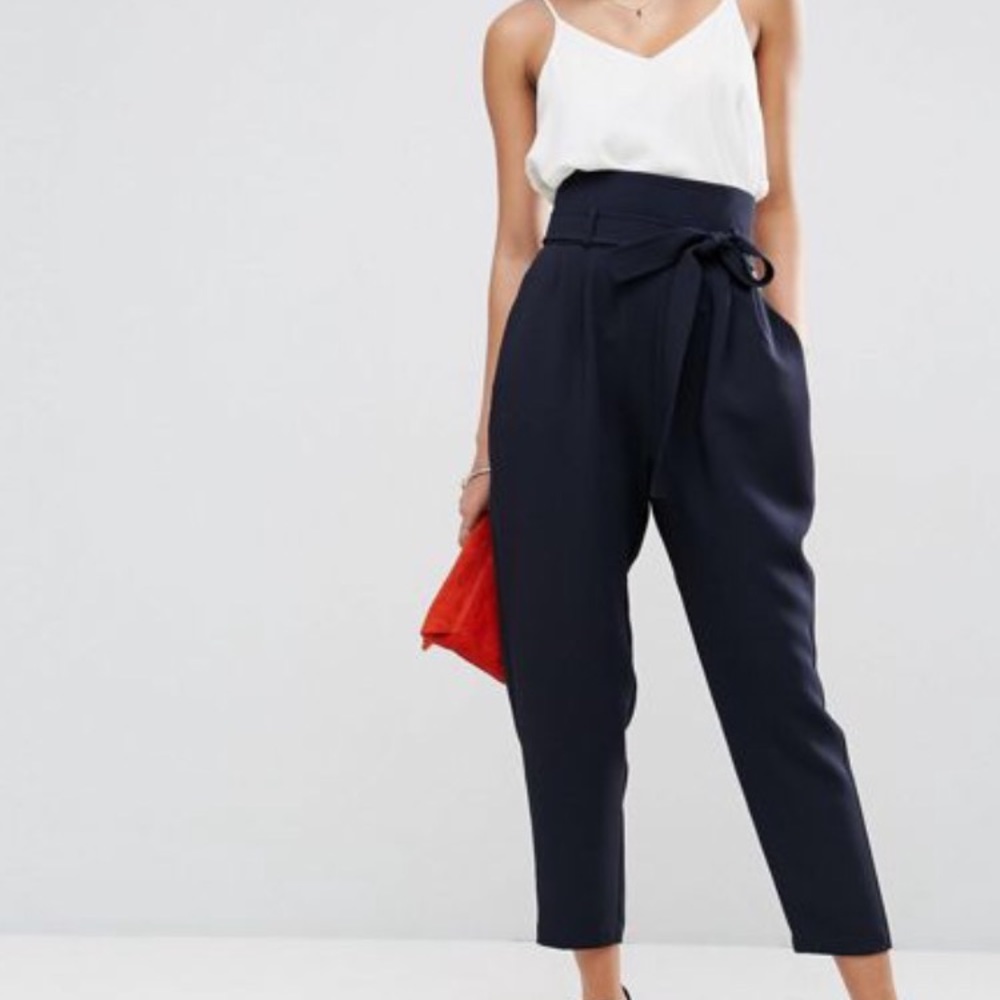 Tailored Super High Waist Balloon Tapered