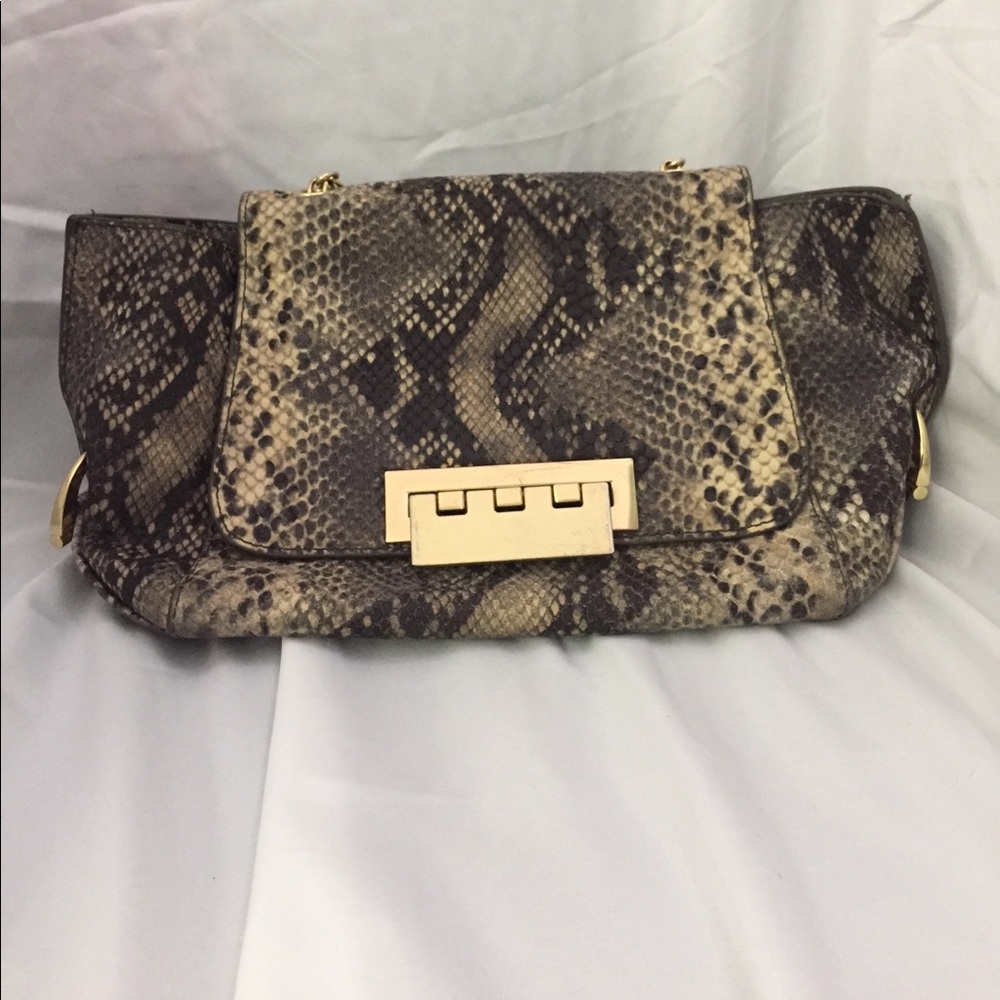 Authentic Zac Posen Python skin purse