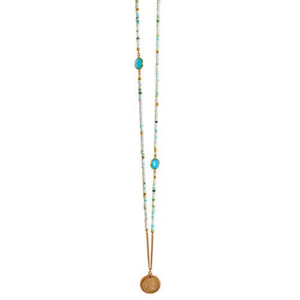 NEW! Catherine Page Ciosa Peruvian Opal Coin