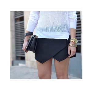 Zara black skort