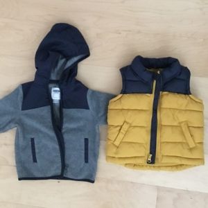 Boy's Old Navy Sweater and Vest (Size 18 months)