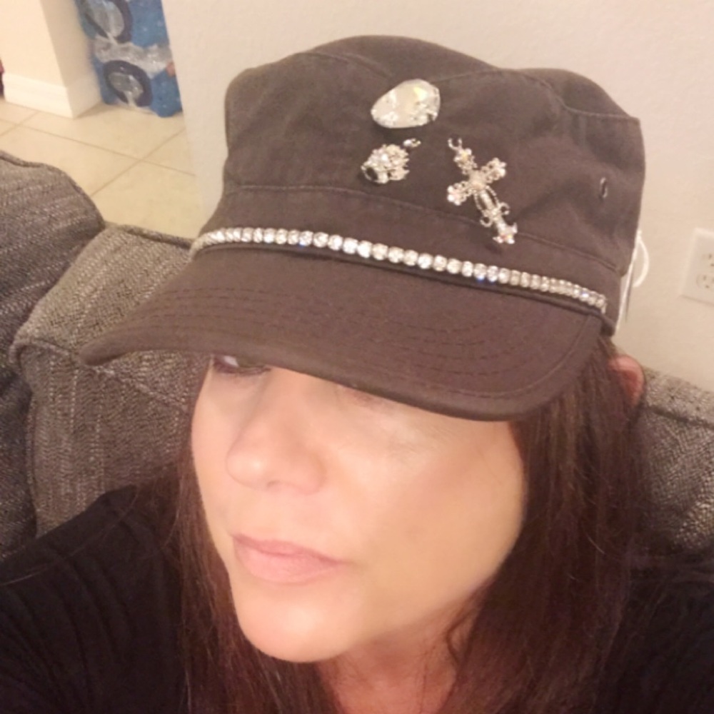 Custom bling hat