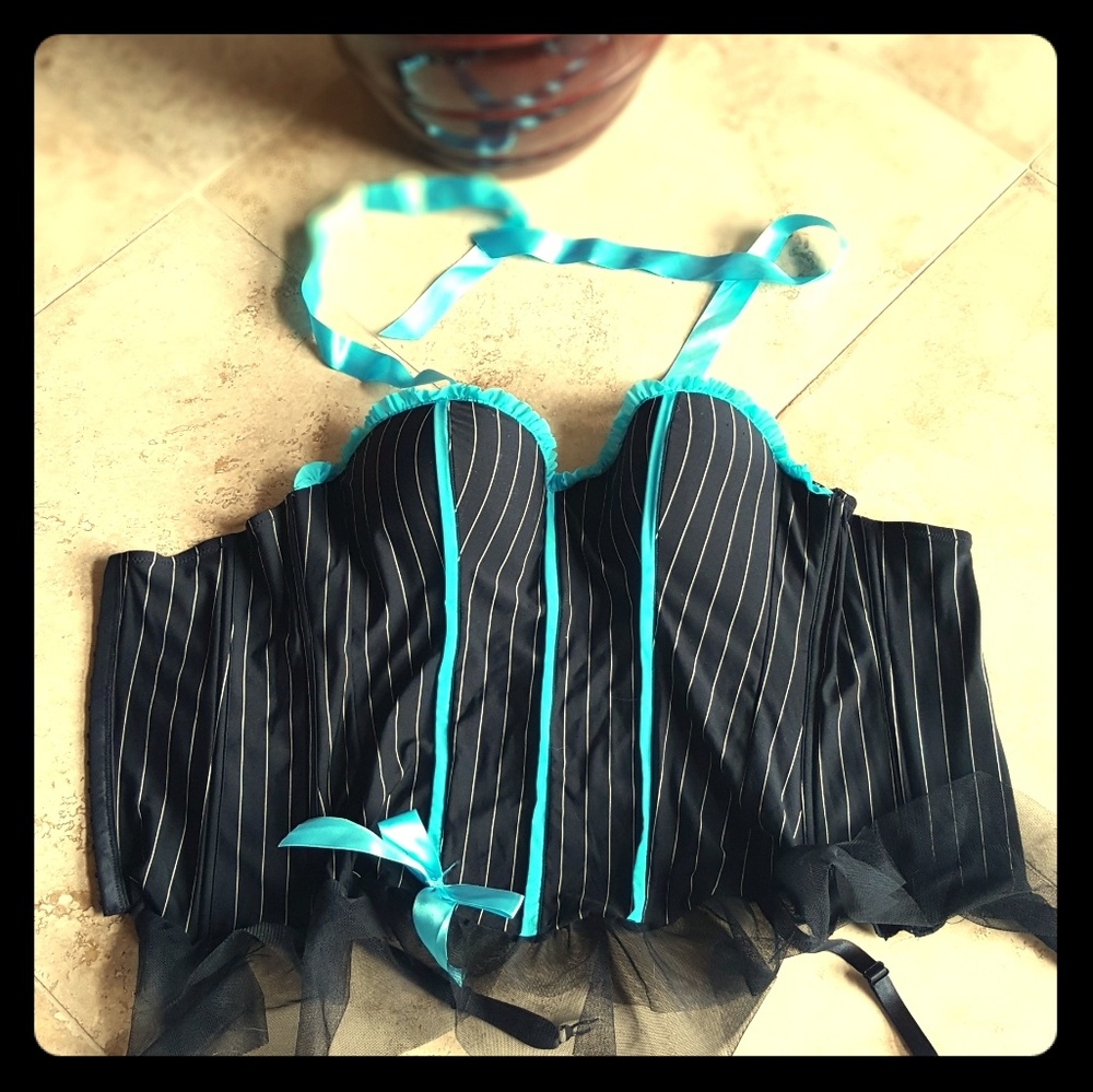 Corset style lingerie top.