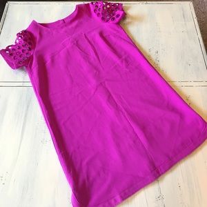 Purple sheath / shift dress