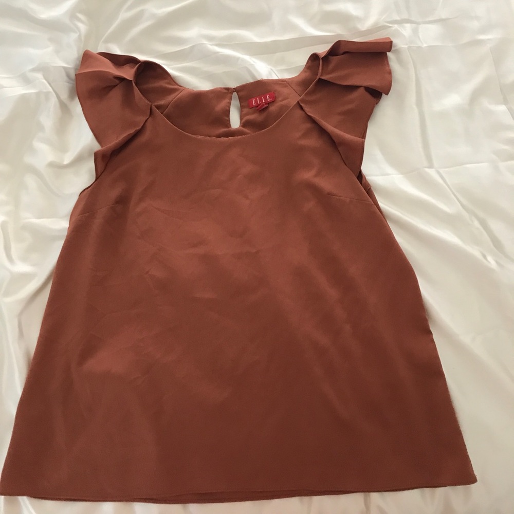 Rust color dressy Elle Top