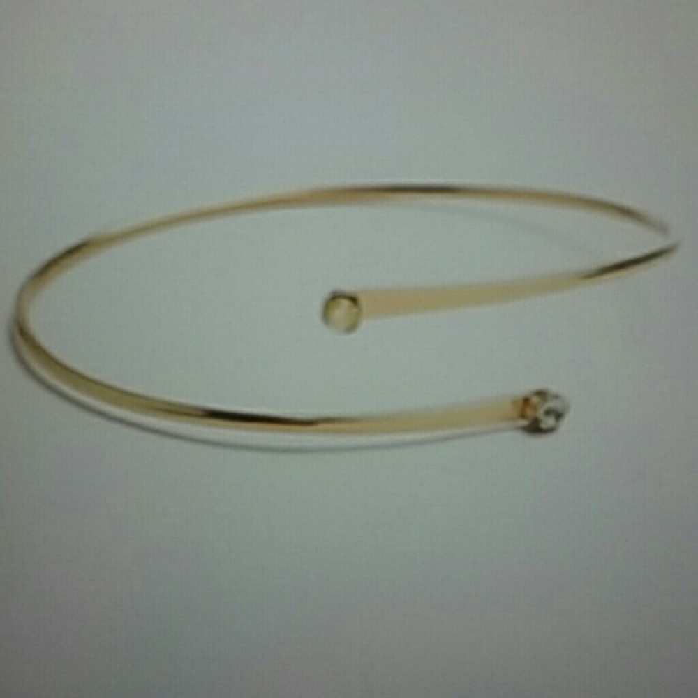 GOLD STONE METAL BRACLET