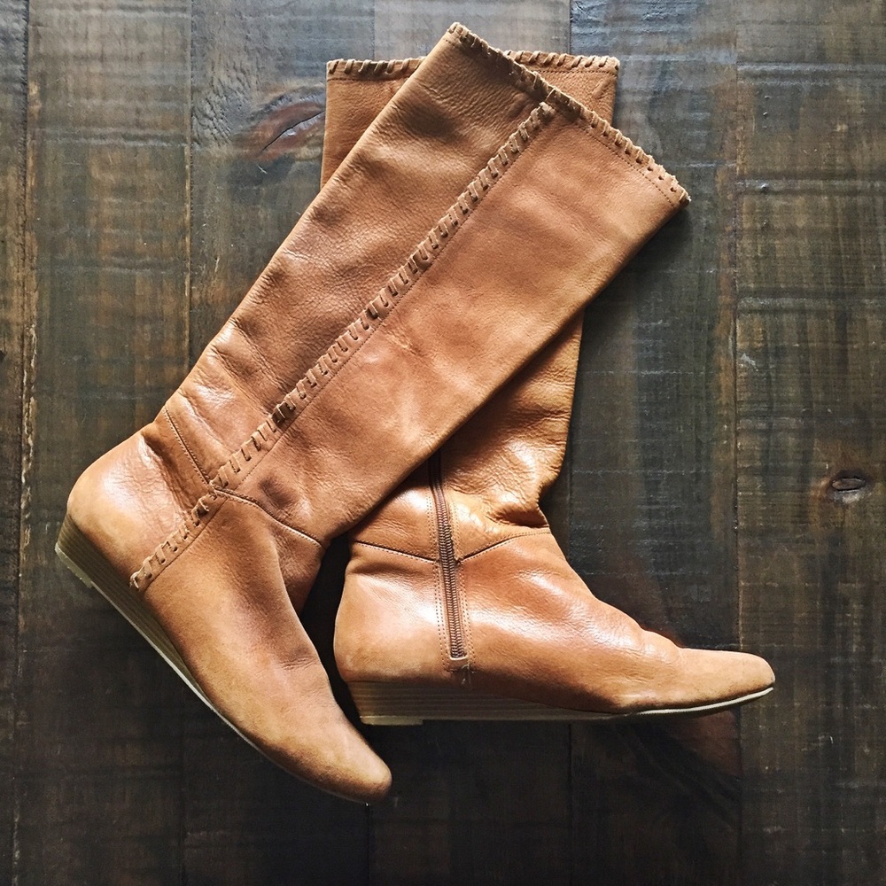 Tall Leather Boots
