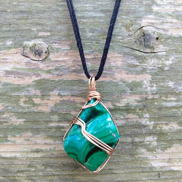 Zoey Zoso Jewelry - Boho Style Necklace Malachite Crystal Necklace
