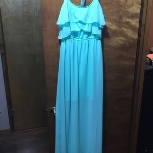 Summer Maxi Teal dress