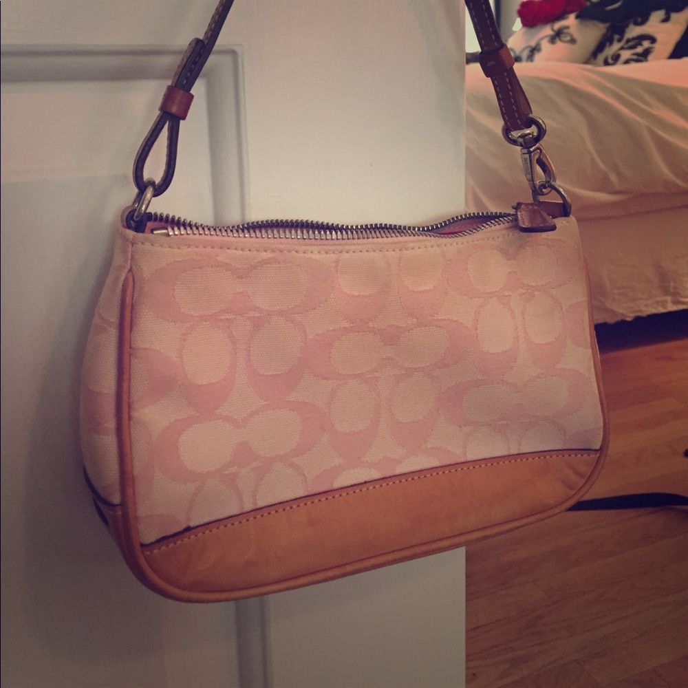 Pink coach bag